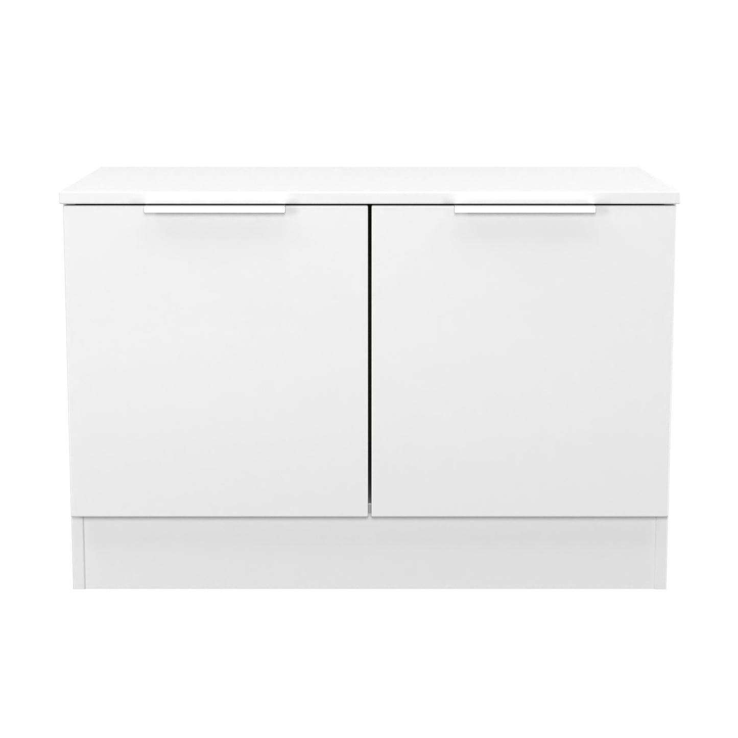 Plymouth TV Unit White 2 Doors 74cm