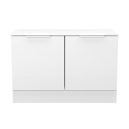Plymouth TV Unit White 2 Doors 74cm