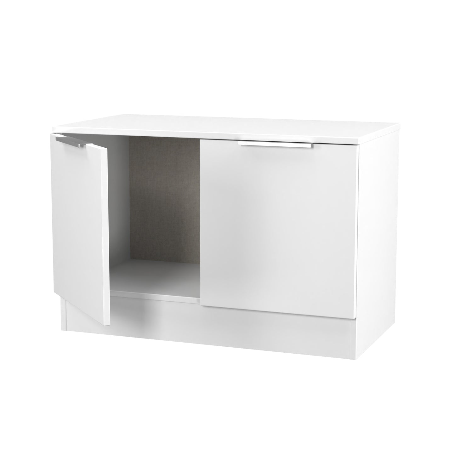 Plymouth TV Unit White 2 Doors 74cm