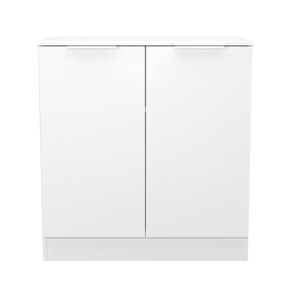 Plymouth Cabinet White 2 Doors 1 Shelf 74cm