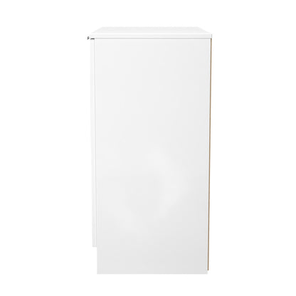 Plymouth Cabinet White 2 Doors 1 Shelf 74cm