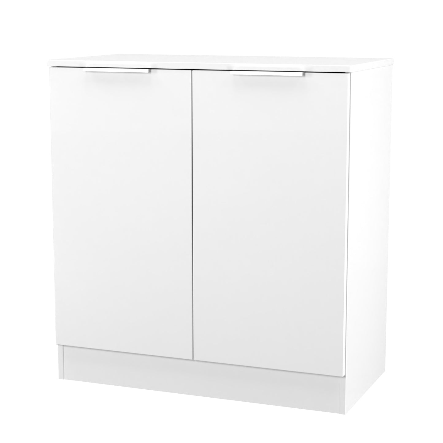 Plymouth Cabinet White 2 Doors 1 Shelf 74cm