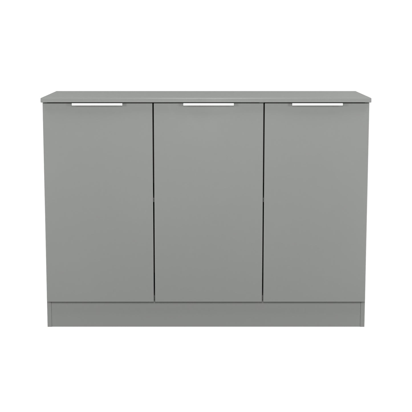Plymouth Large Sideboard Grey 3 Doors 1 Shelf 110cm