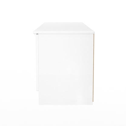 Plymouth TV Unit White 2 Drawers 2 Doors 144cm