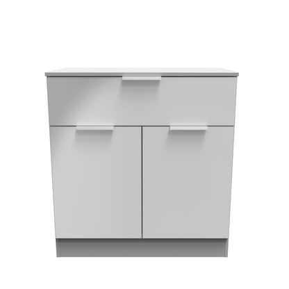 Plymouth Sideboard Grey 2 Doors 1 Drawer 74cm