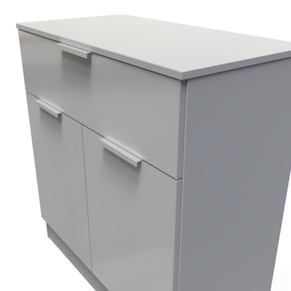 Plymouth Sideboard Grey 2 Doors 1 Drawer 74cm