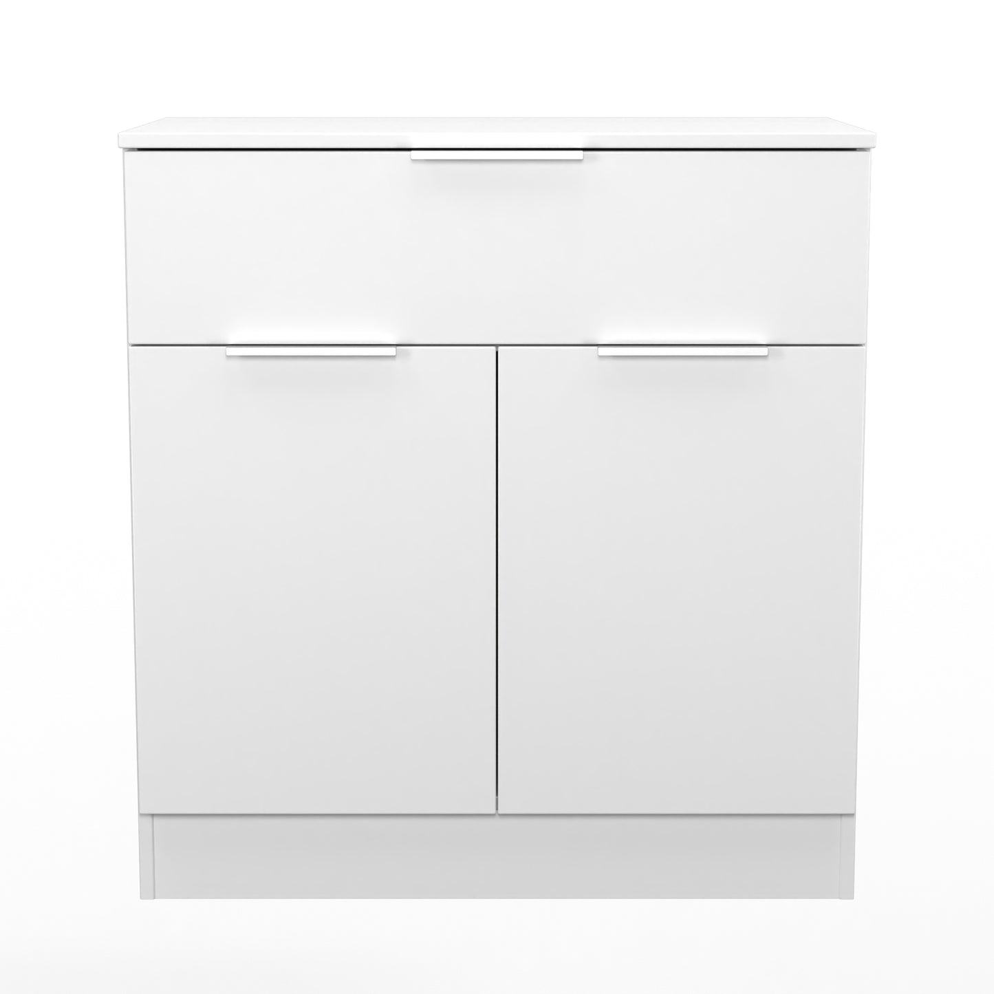 Plymouth Sideboard White 2 Doors 1 Drawer 74cm