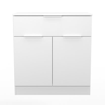Plymouth Sideboard White 2 Doors 1 Drawer 74cm