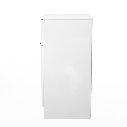 Plymouth Sideboard White 2 Doors 1 Drawer 74cm