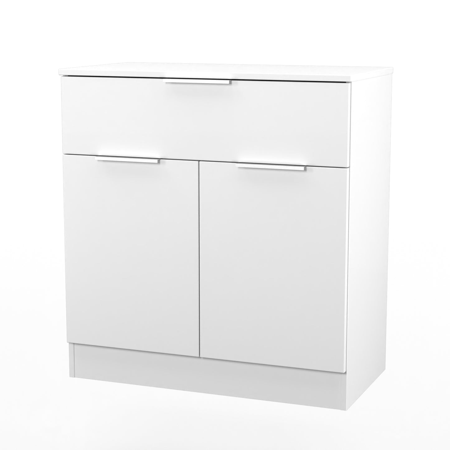 Plymouth Sideboard White 2 Doors 1 Drawer 74cm