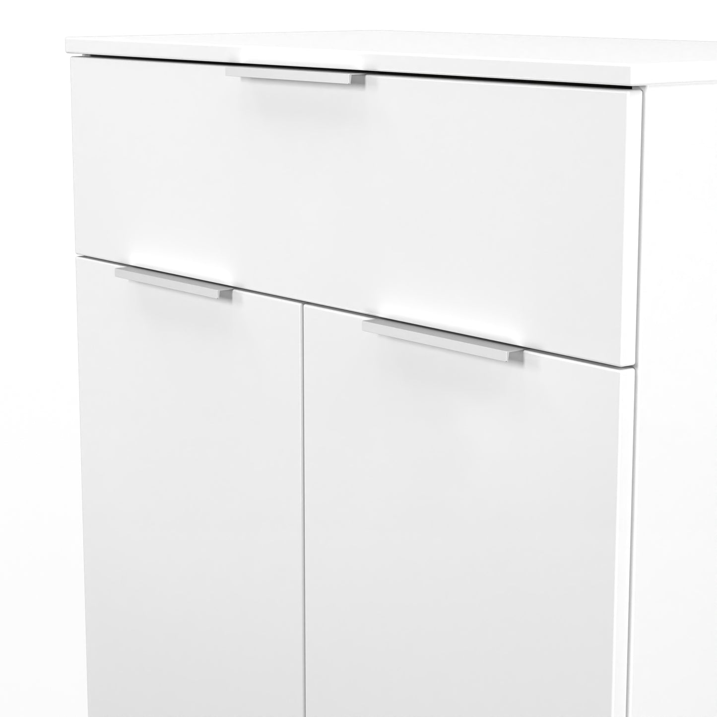 Plymouth Sideboard White 2 Doors 1 Drawer 74cm