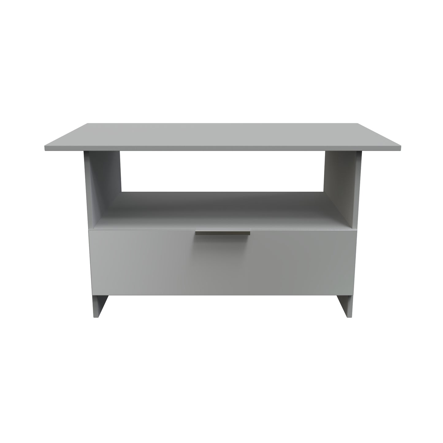 Plymouth Coffee Table Grey 1 Shelf 1 Drawer 93cm