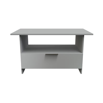 Plymouth Coffee Table Grey 1 Shelf 1 Drawer 93cm