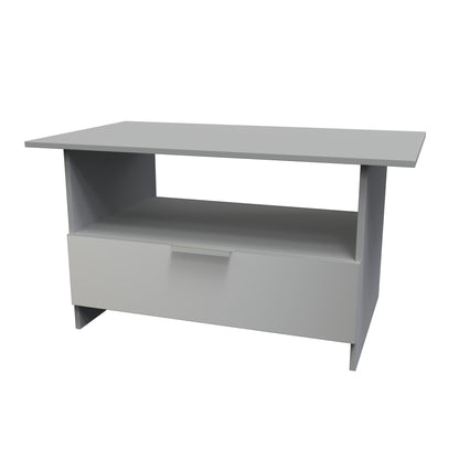 Plymouth Coffee Table Grey 1 Shelf 1 Drawer 93cm