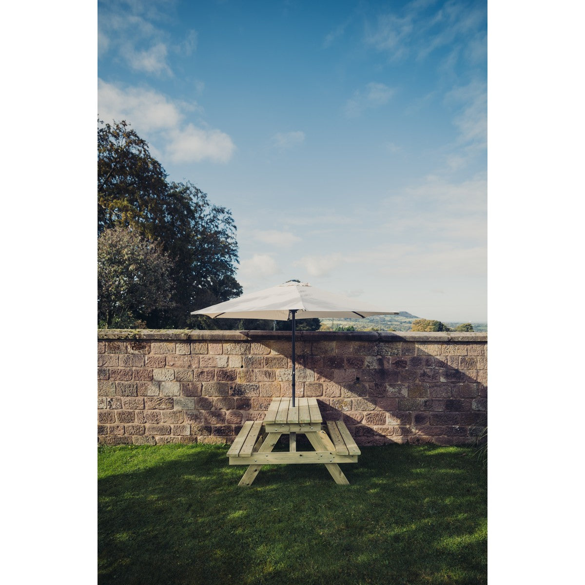 Traditional Garden Picnic Table by Churnet Valley - 4 Seats - PT101