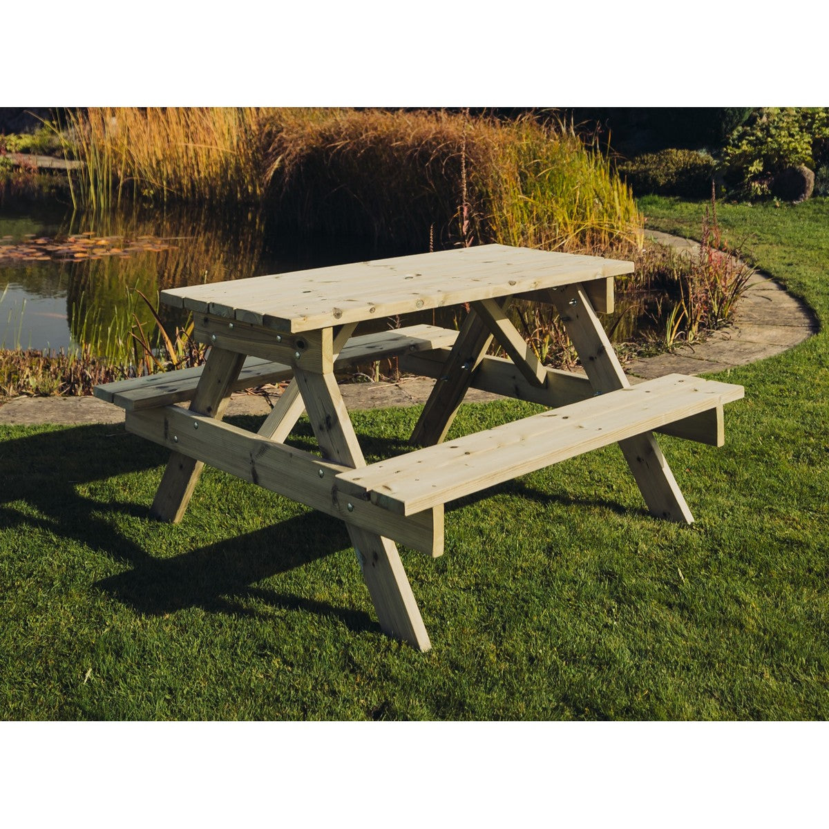 Traditional Garden Picnic Table by Churnet Valley - 4 Seats - PT101 Primary Image
