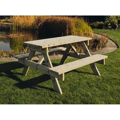 Traditional Garden Picnic Table by Churnet Valley - 4 Seats - PT101 Primary Image