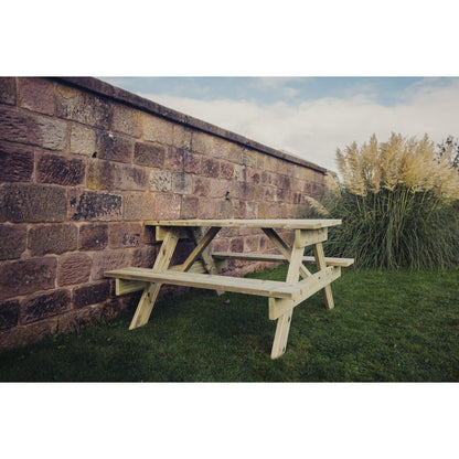 Traditional Garden Picnic Table by Churnet Valley - 4 Seats - PT101