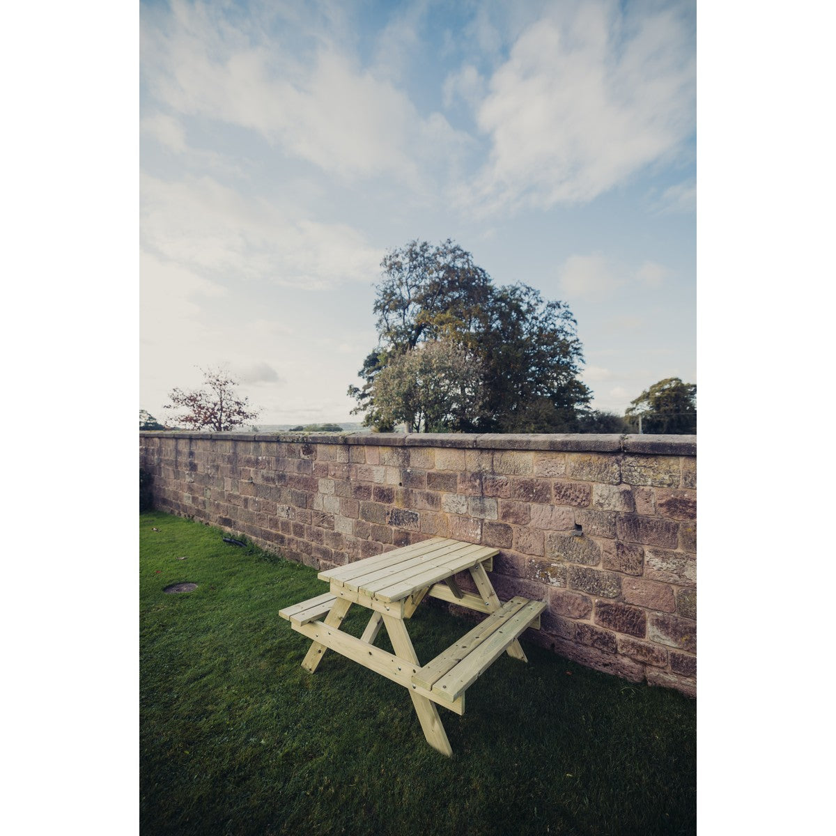 Traditional Garden Picnic Table by Churnet Valley - 4 Seats - PT101