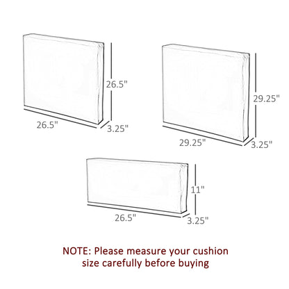Cushion Cover Replacement Garden Rattan Patio Furniture Seat Cover