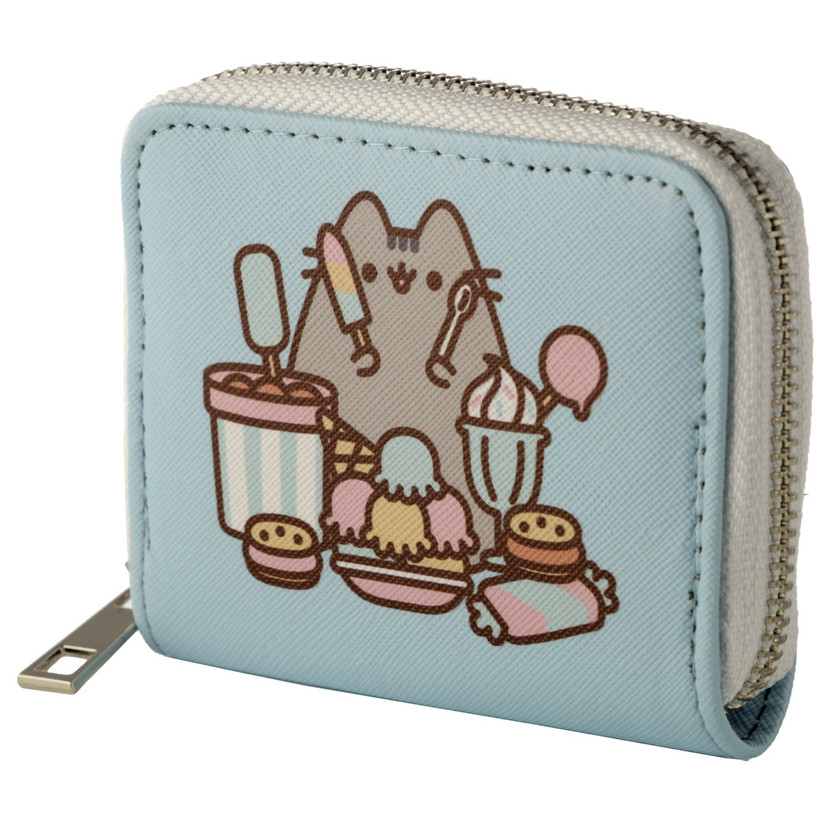Pusheen The Cat Foodie Small Zip Around Wallet Purse - Assorted