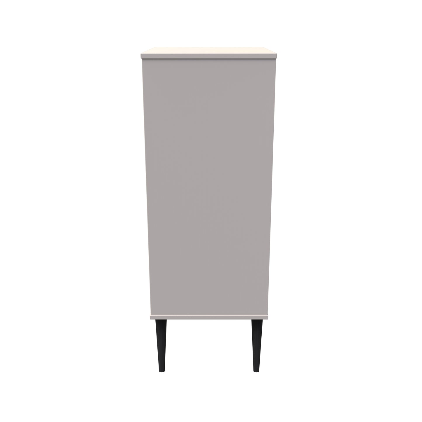 Pixel Tall Tallboy Off-white 5 Drawers 45cm