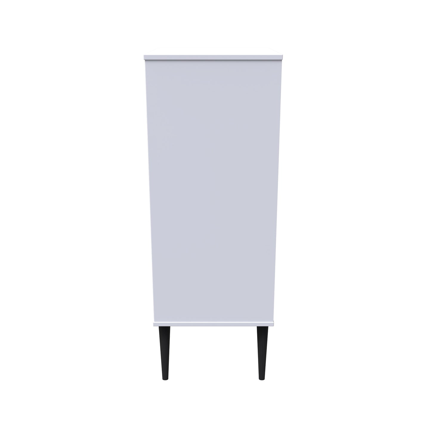 Pixel Tall Tallboy White 5 Drawers 45cm