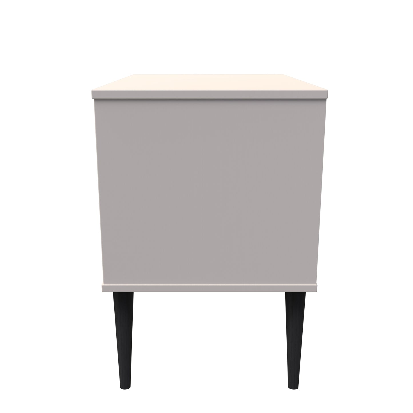 Pixel Side Table Off-white 2 Drawers 58cm