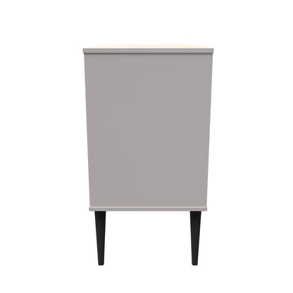 Pixel Chest of Drawers Off-white 3 Drawers 77cm