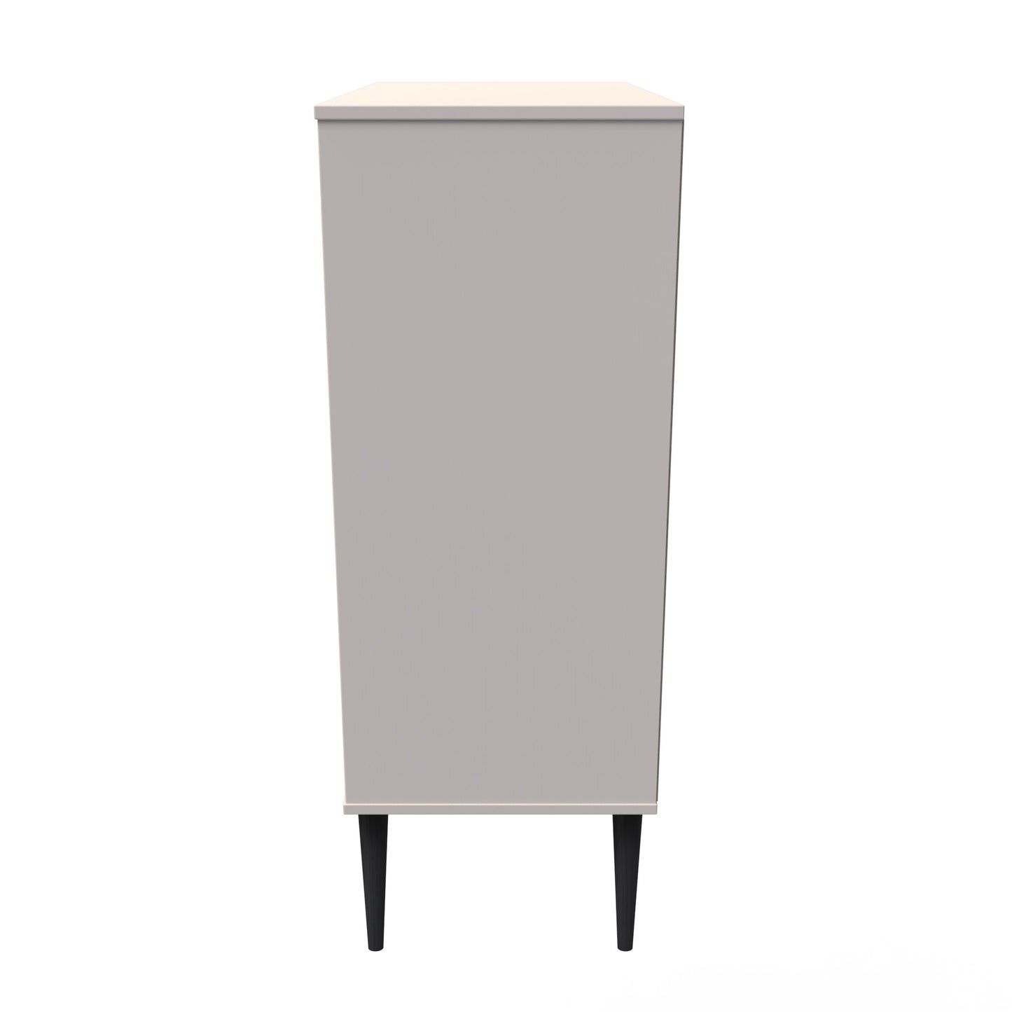 Pixel Tall Chest of Drawers Off-white 5 Drawers 77cm