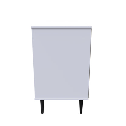 Pixel Large Chest of Drawers White 6 Drawers 115cm