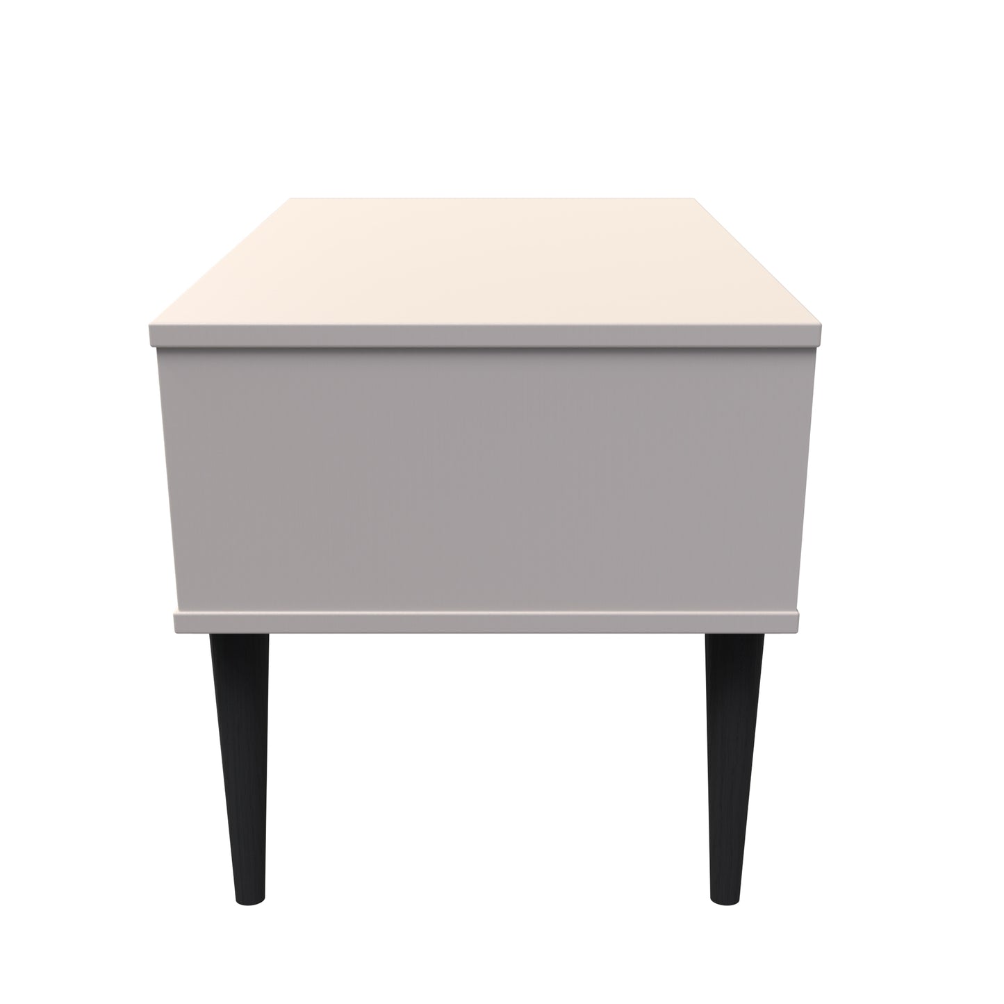 Pixel Side Table Off-white 1 Drawer 58cm