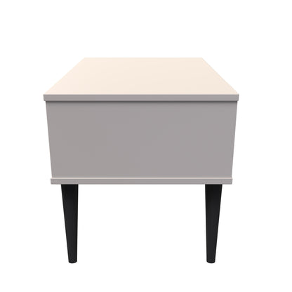 Pixel Side Table Off-white 1 Drawer 58cm