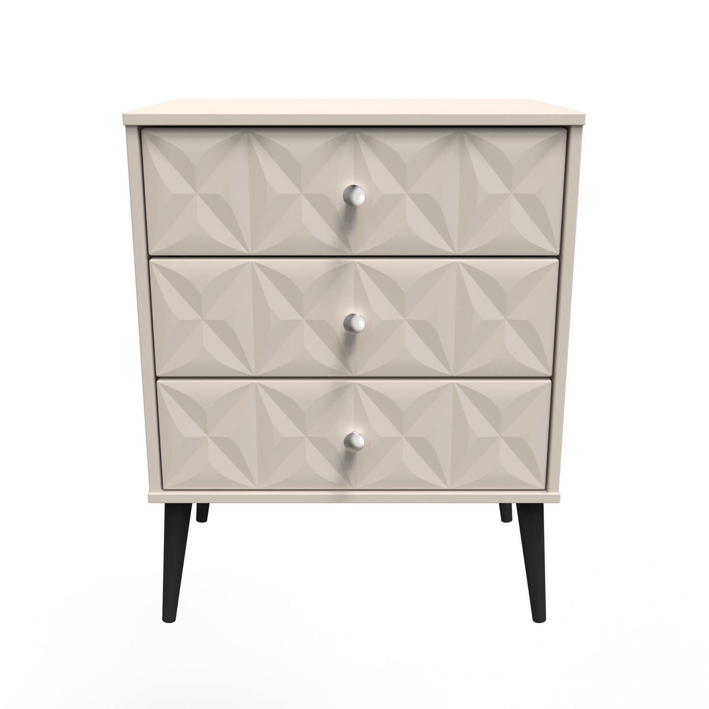 Pixel Chest of Drawers Off-white 3 Drawers 40cm