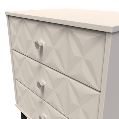 Pixel Chest of Drawers Off-white 3 Drawers 40cm