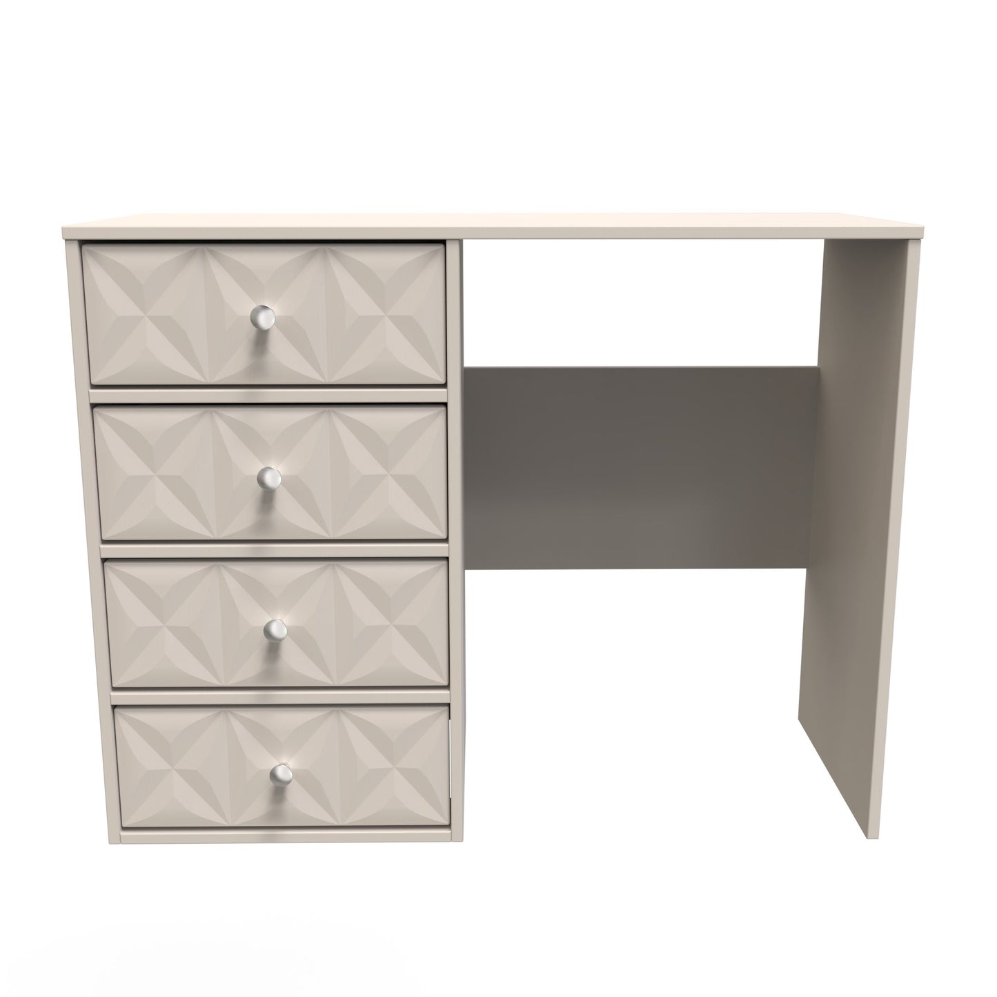 Pixel Desk Off-white 4 Drawers 97cm