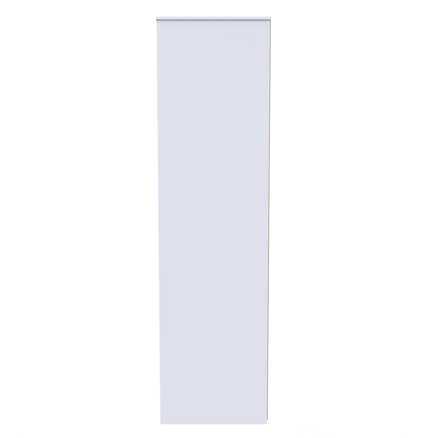 Pixel Tall Wardrobe White 2 Doors 1 Shelf 77cm