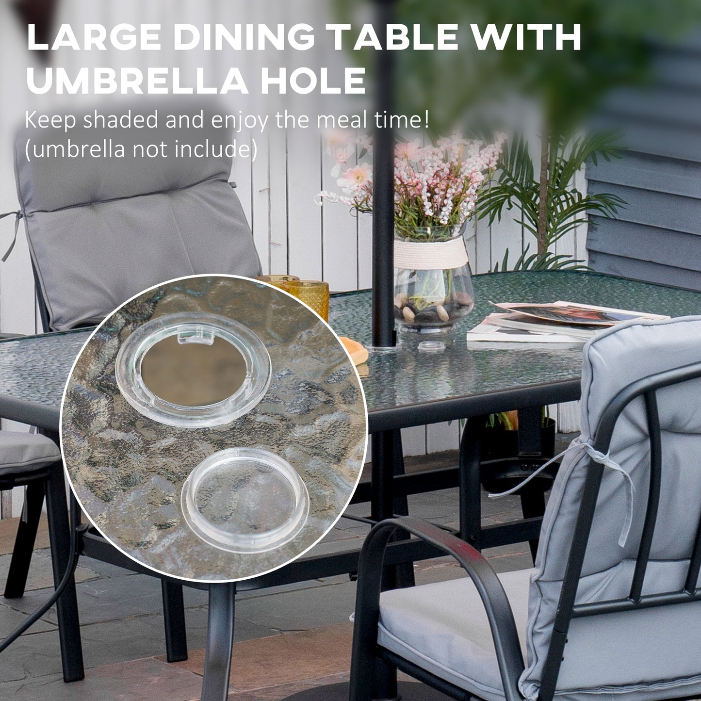 7Pieces Garden Dining Set