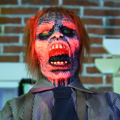 Animated Chainsaw Killer Halloween Decoration - 170cm