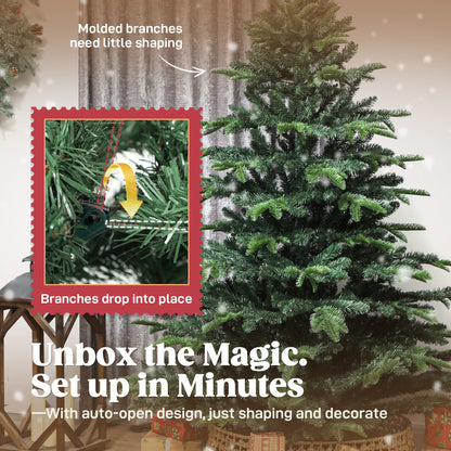 6ft Christmas Tree Artificial -  1062 Tips