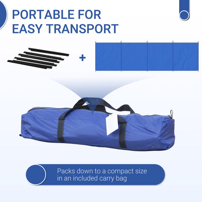 Outsunny 5 Pole Camping Windbreaks