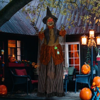 Animated Witch Halloween Decoration - 183cm Primary Image