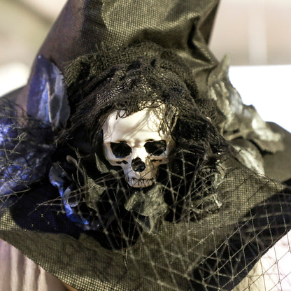 Animated Witch Halloween Decoration - 170cm