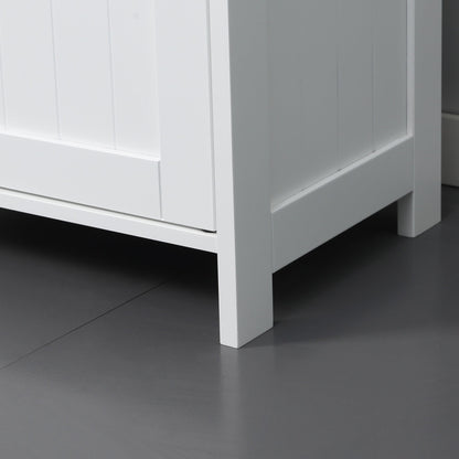 kleankin Pedestal Under Sink Cabinet with Double Doors