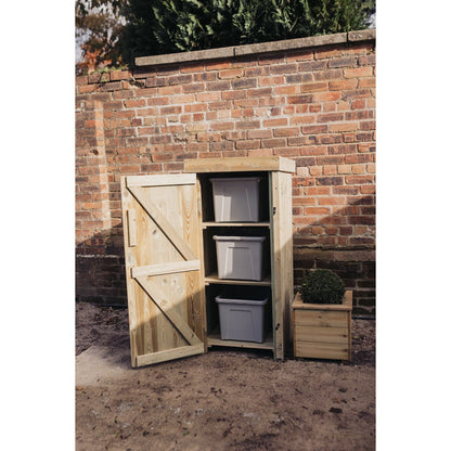 Ascot Garden Bin Store 67cm wide x 75cm deep by Churnet Valley - RS02