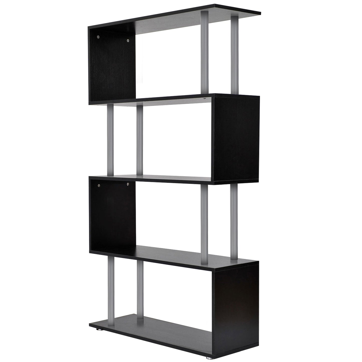 Double 'S' Shelving Unit - Black