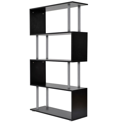 Double 'S' Shelving Unit - Black