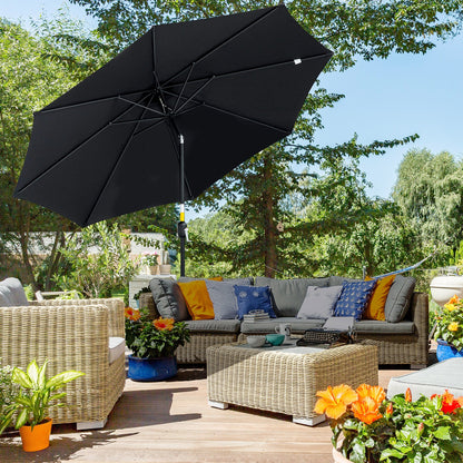 3M Tilting Parasol Garden Umbrellas