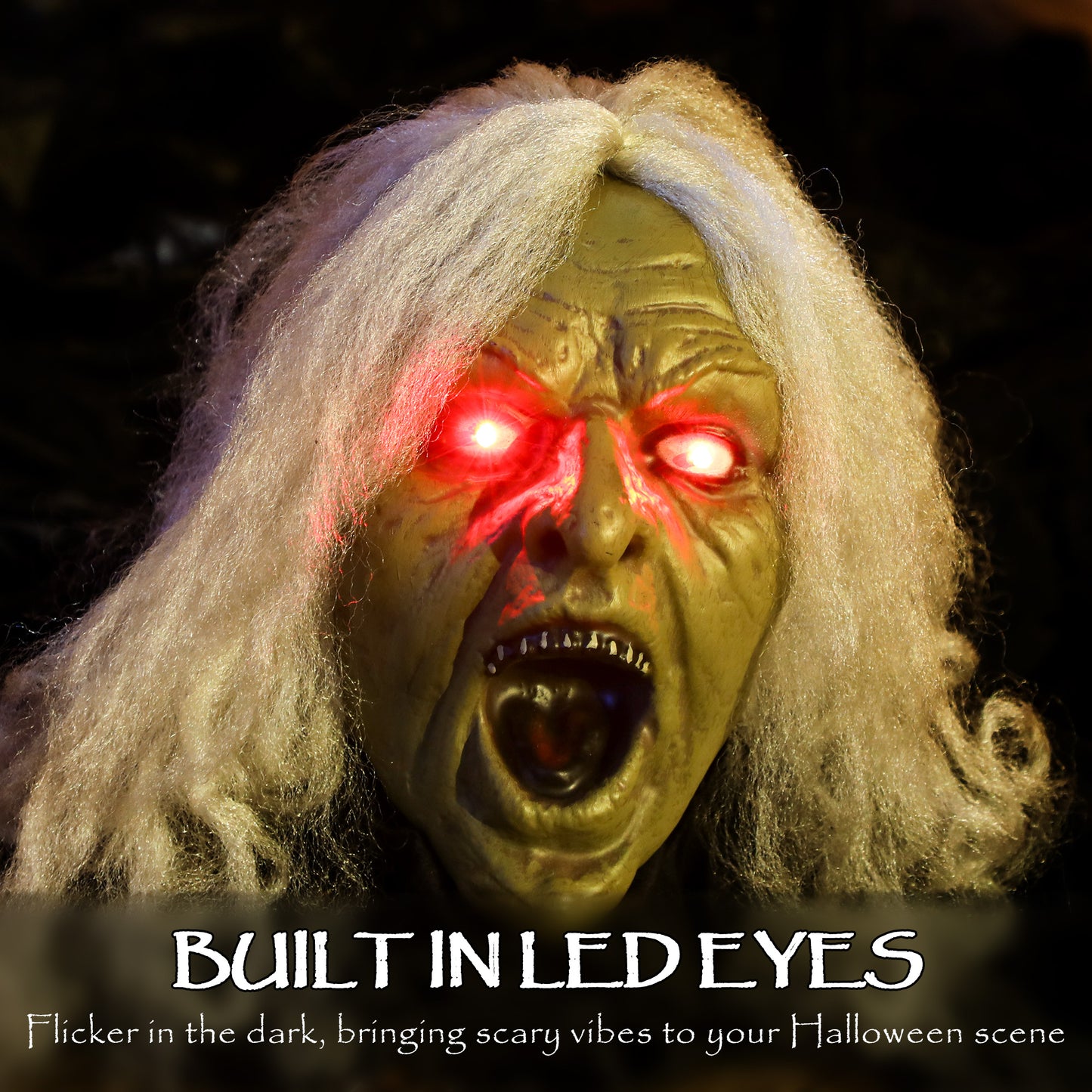 Animated Crawling Zombie Halloween Decoration - 183cm