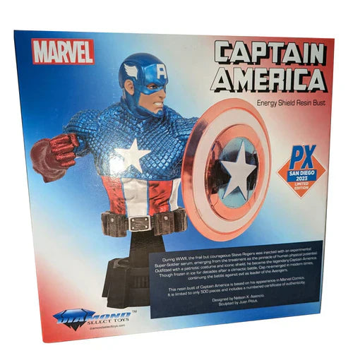 Diamond-Bust Marvel Captain America Holo Shield SDCC23